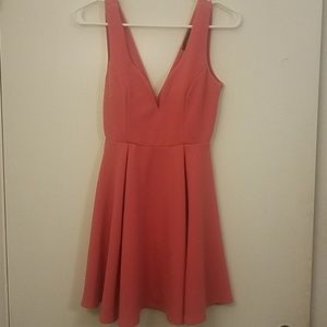 Coral dress